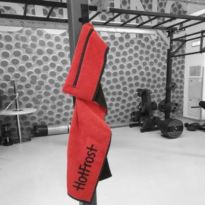 Полотенце для фитнеса (40*85 см, красное)