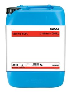 Ecolab, Stabicip seec, 21 кг, рідкий неорганічний підсилювач очищення на основі перекису водню